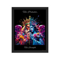 King & Queen Framed poster Luxurious Weddings