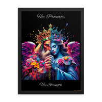 King & Queen Framed poster Luxurious Weddings