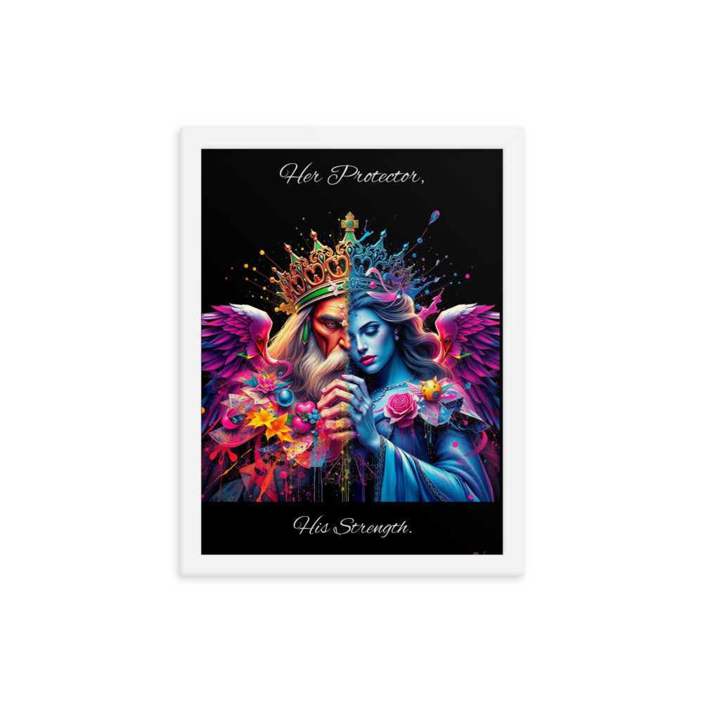 King & Queen Framed poster Luxurious Weddings