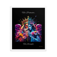 King & Queen Framed poster Luxurious Weddings