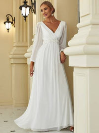 Floor Length Long Lantern Sleeves Formal Dresses Bridesmaid Dresses Luxurious Weddings Ball dresses NZ, formal Dresses, Cocktail Dresses, Party Dresses, Evening Dresses