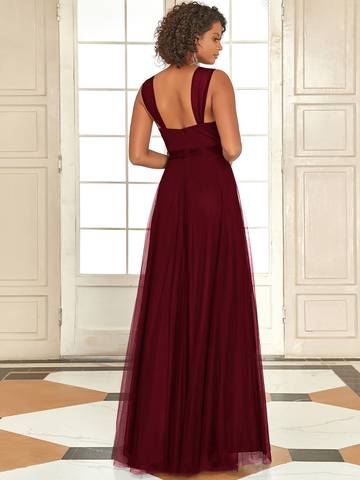 Floor Length Sleeveless Wholesale Tulle Bridesmaid Dresses Luxurious Weddings