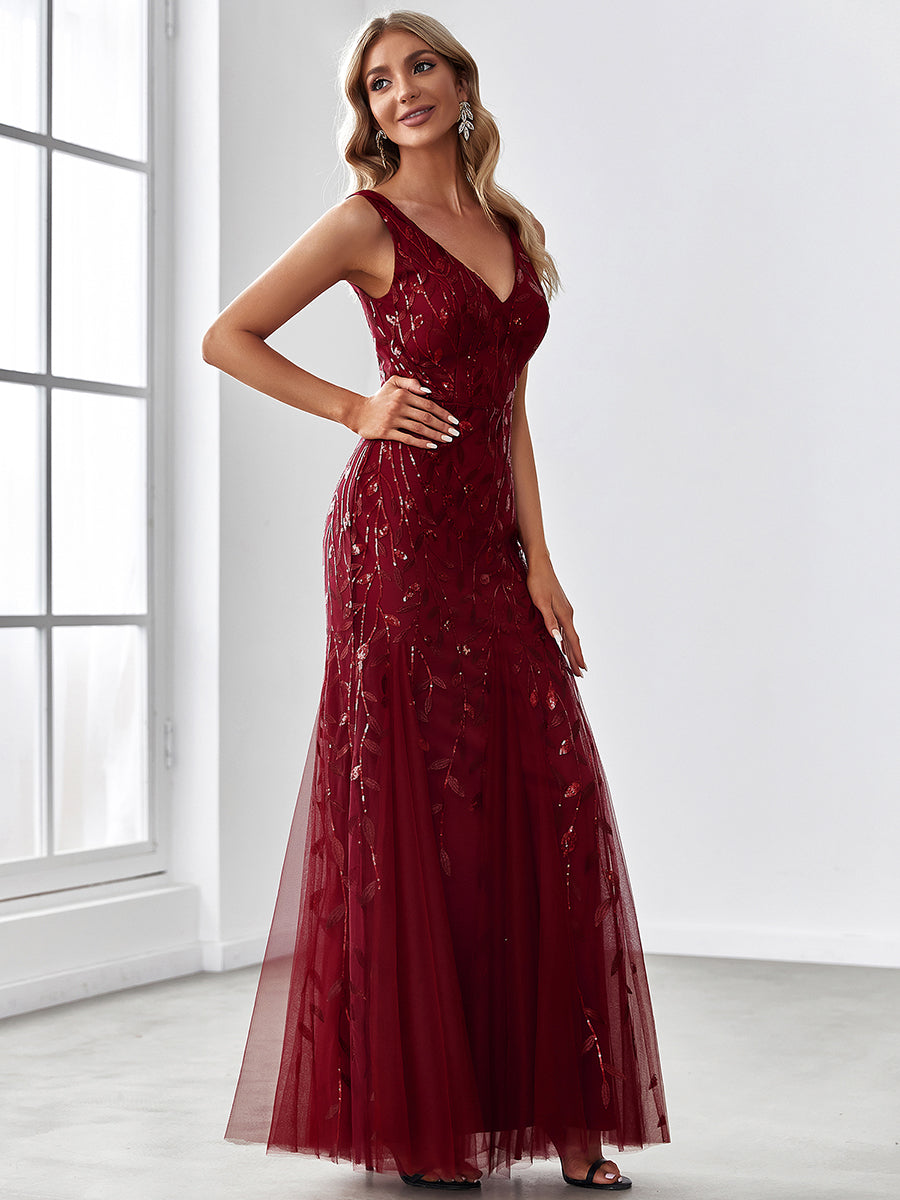 Classic Fishtail Sequin Evening Dresses