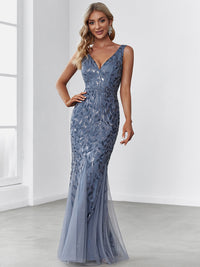 Classic Fishtail Sequin Evening Dresses Luxurious Weddings