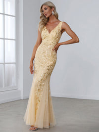 Classic Fishtail Sequin Evening Dresses Luxurious Weddings