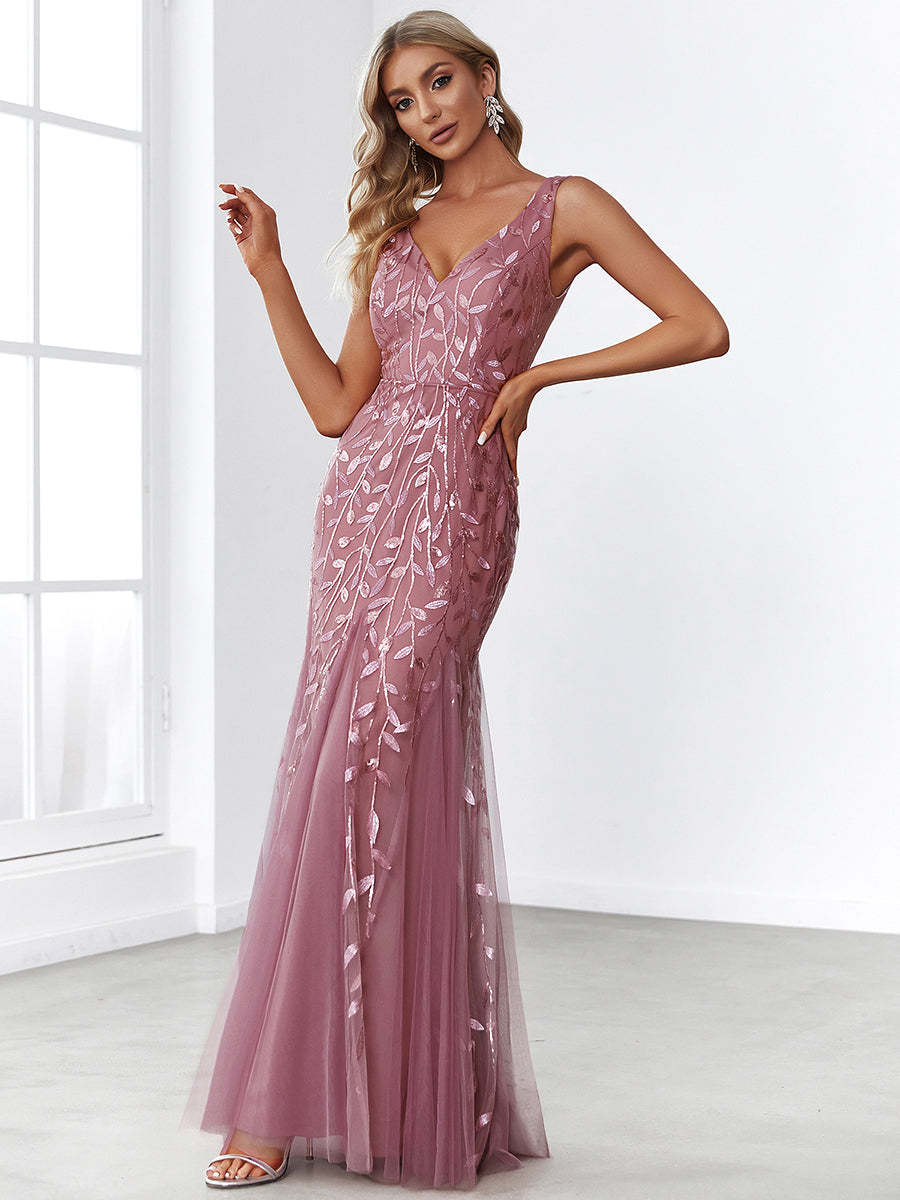 Classic Fishtail Sequin Evening Dresses