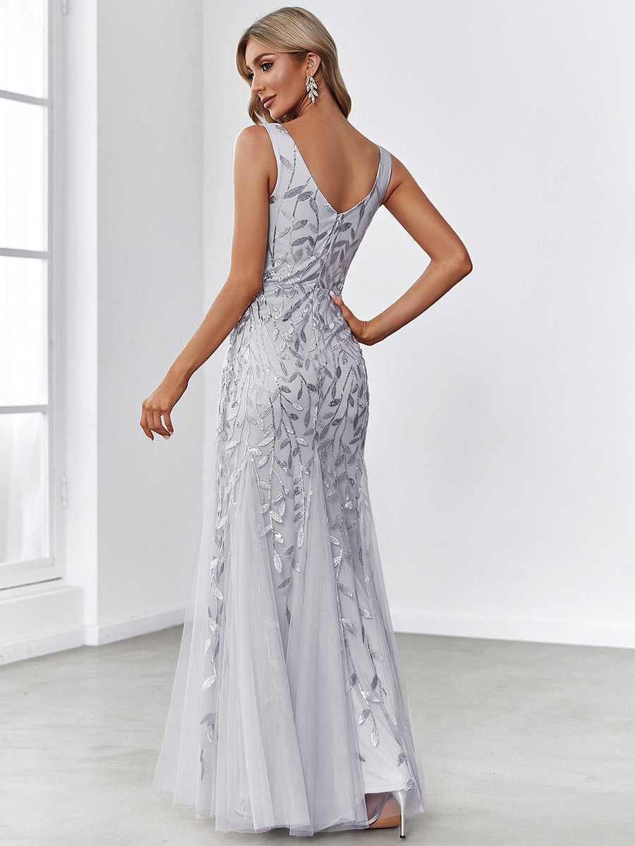 Classic Fishtail Sequin Evening Dresses