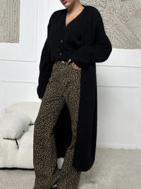 Fuzzy Open Front Solid Color Cardigan Cardigans Luxurious Weddings