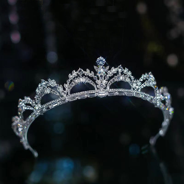 a tiara is shown on a black background