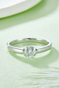 Moissanite 925 Sterling Silver Solitaire Ring Luxurious Weddings