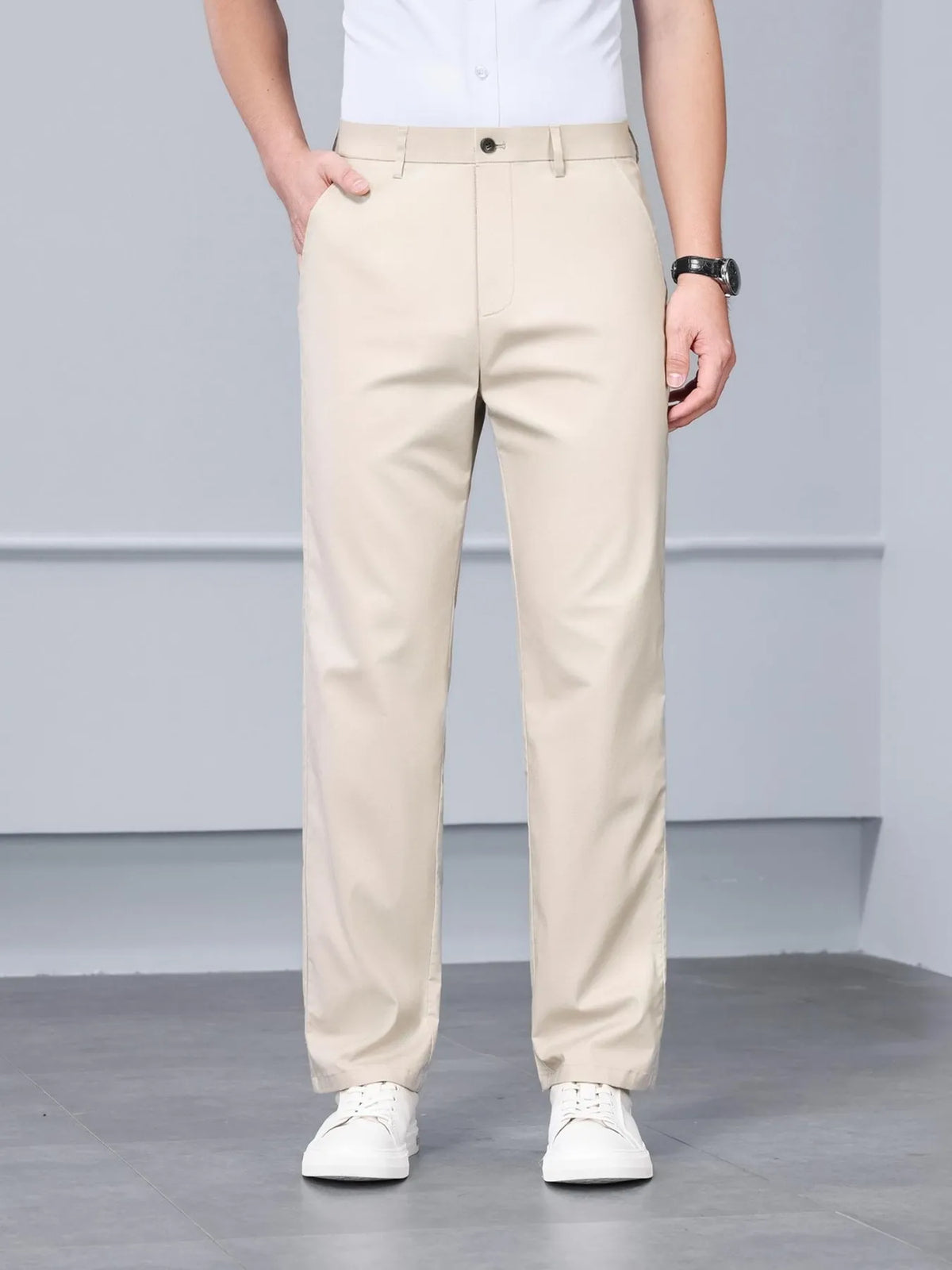 Men's Wide Leg Pants with Pockets Dress pants Luxurious Weddings