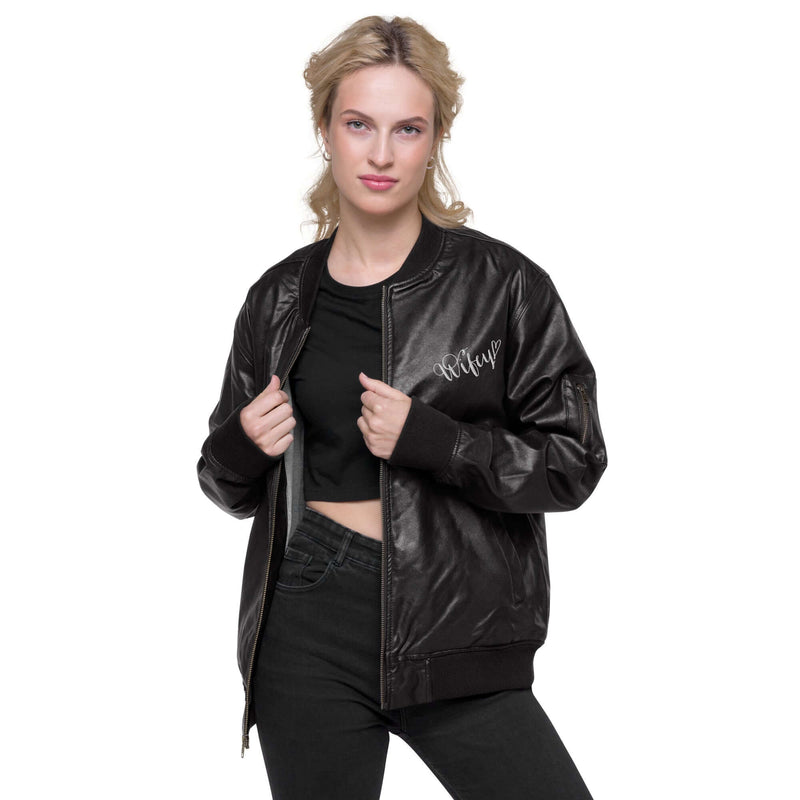 BRIDE TO BE Leather Bomber Jacket women's jacket Luxurious Weddings
