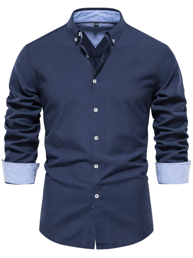 Men's Button Down Collared Neck Shirt Shirt Luxurious Weddings