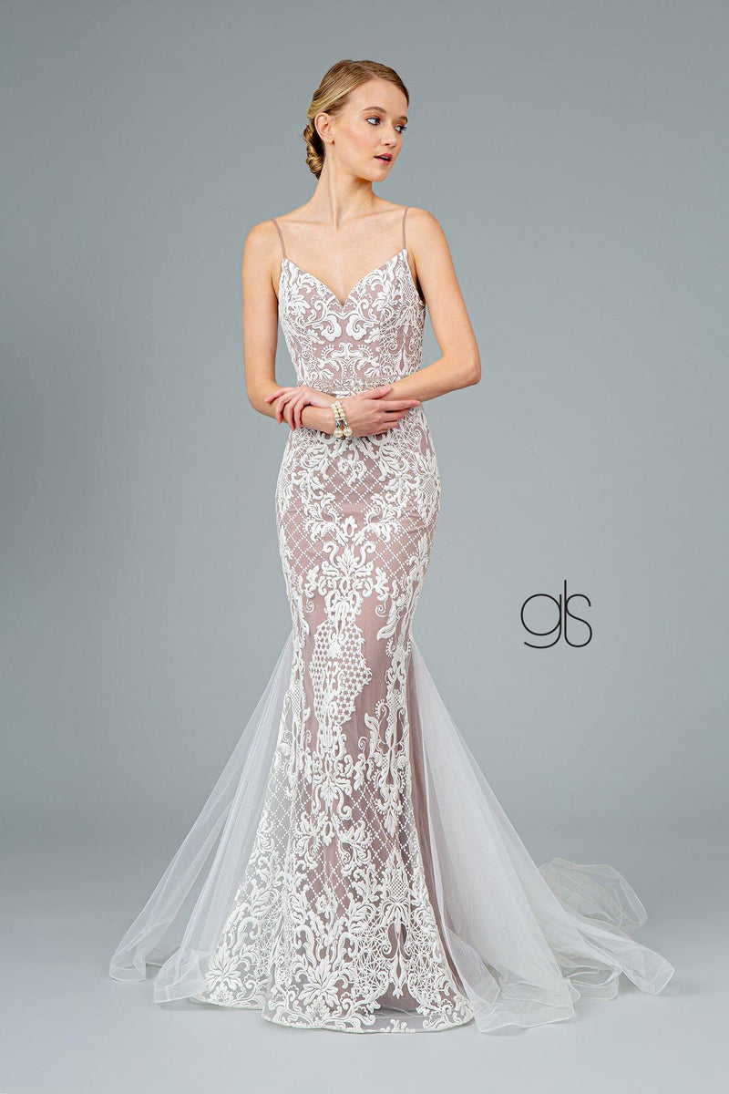 Erica Lace Mermaid Gown Wedding Dress Luxurious Weddings