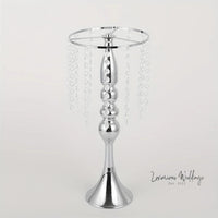 Golden Vase for Wedding Centerpieces - Crystal Flower Holder Stand Luxurious Weddings