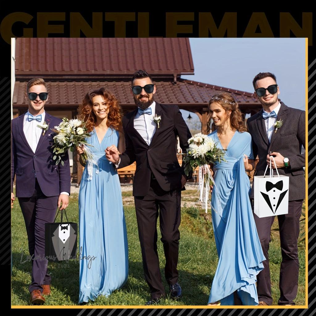 Groomsmen Gifts Set - 18pcs T Shirt, Bottle Opener, Sunglasses Luxurious Weddings