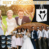 Groomsmen Gifts Set - 18pcs T Shirt, Bottle Opener, Sunglasses Luxurious Weddings