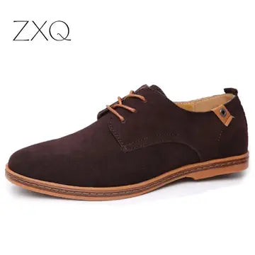 Suede Oxfords Men Leather Shoes Luxurious Weddings