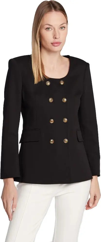 PINKO Black Viscose Suits & Blazer blazer Luxurious Weddings