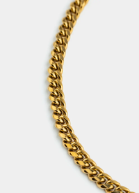 Havana Cuban Necklace 6mm - 18K Gold Plated