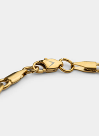 Figaro Bracelet 4mm - 18K Gold Plated