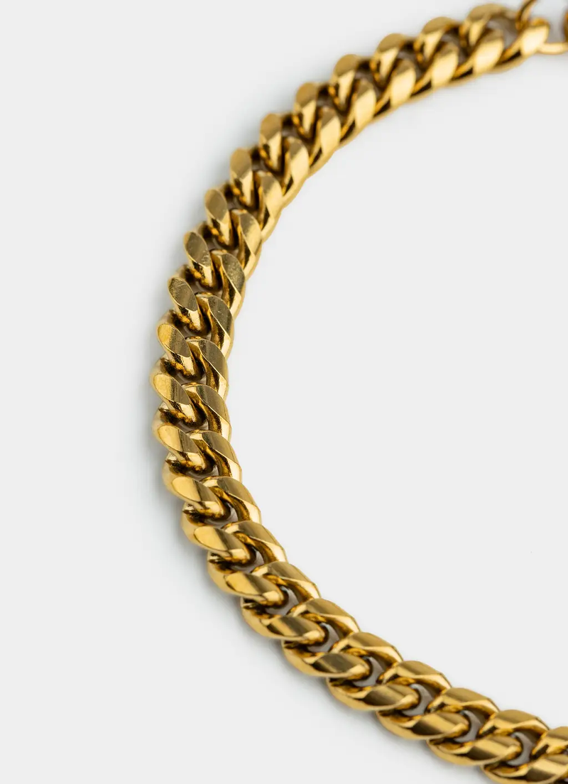 Havana Cuban Bracelet 6mm - 18K Gold Plated