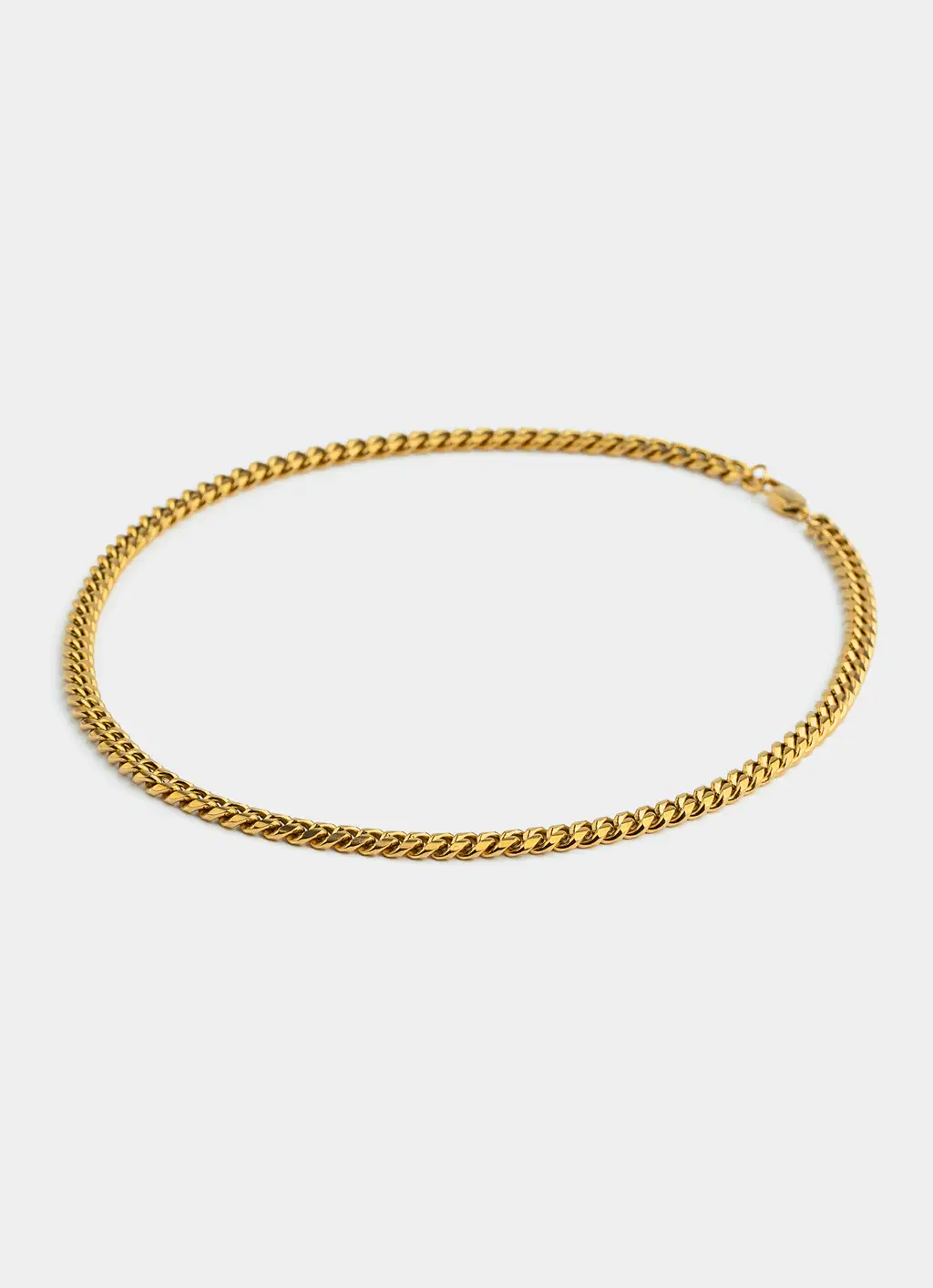 Havana Cuban Necklace 6mm - 18K Gold Plated