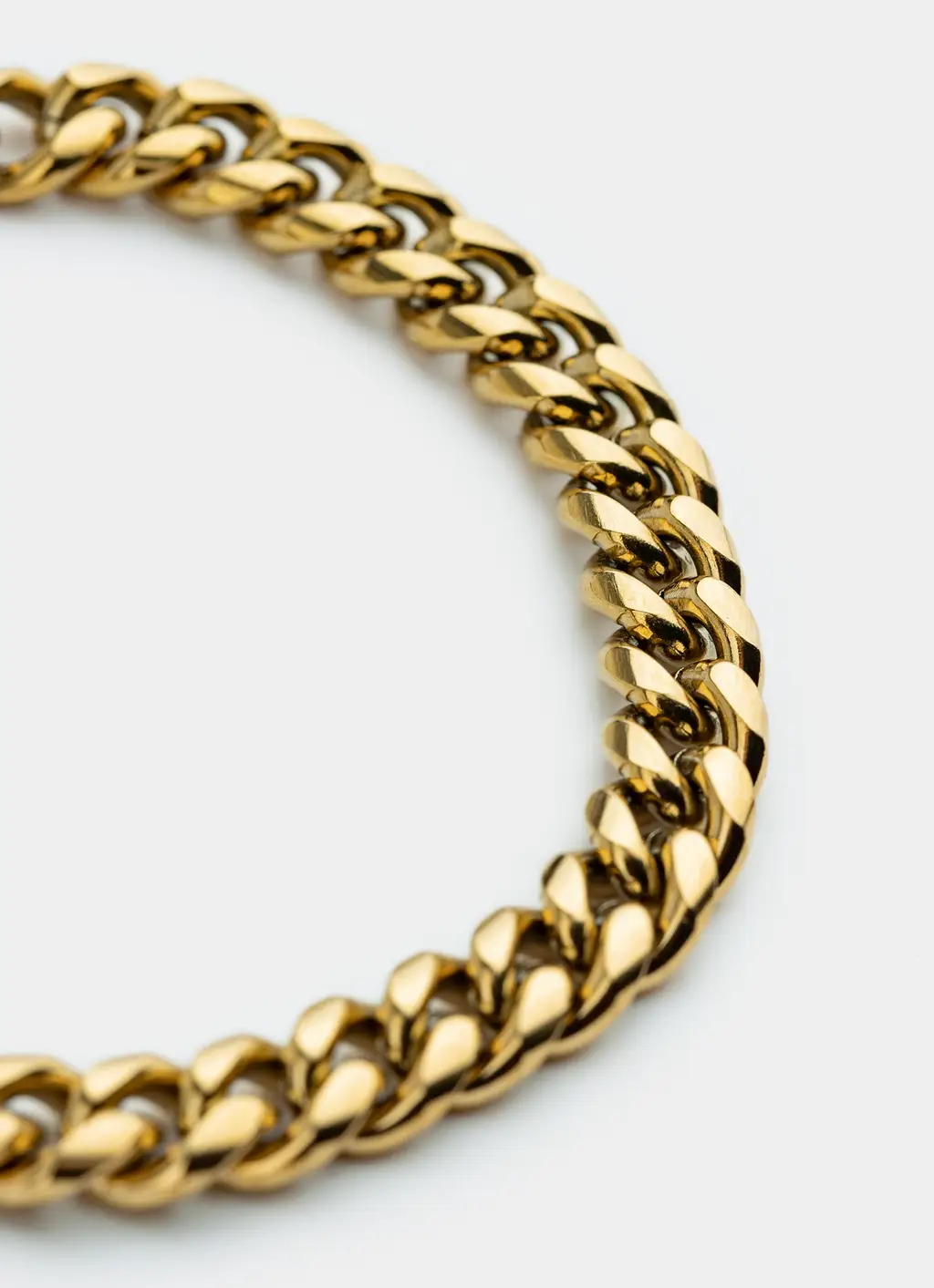 Havana Cuban Bracelet 8mm - 18K Gold Plated