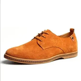 Suede Oxfords Men Leather Shoes Luxurious Weddings