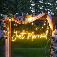 Just Married Neon Signs - Luxurious Weddings