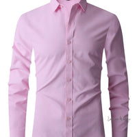 Men's Classic Semi-Formal Button Up Shirt Luxurious Weddings