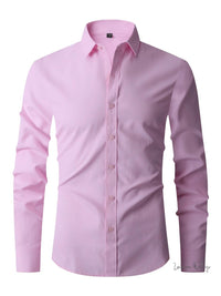 Men's Classic Semi-Formal Button Up Shirt Luxurious Weddings