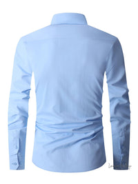 Men's Classic Semi-Formal Button Up Shirt - Luxurious Weddings