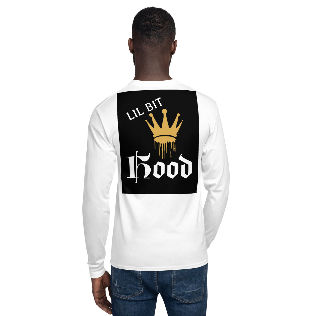 LIL BIT HOOD Men's Champion Long Sleeve Shirt Tops/Long Sleeve Tops Luxurious Weddings