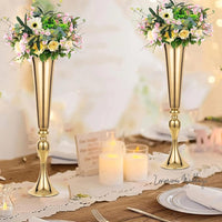 Metal Tabletop Flower Stand - Versatile Vase for Events Luxurious Weddings