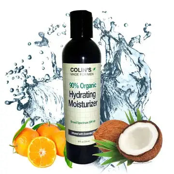 Organic Mens Face Cream - Broad Spectrum SPF 40 face cream Luxurious Weddings