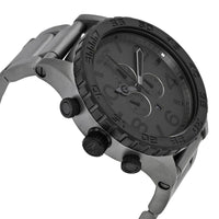 Nixon 51-30 Chronograph Gunmetal Dial Men's Watch A083-1062 close-up view showcasing details and design.