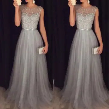 Elegant Prom Gowns Sequin Dress Luxurious Weddings