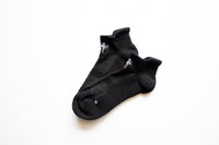 Organic Cotton Ankle Sock - Ebony