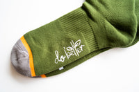 Organic Cotton Luxe Crew Sock - Forest (Imperfect)