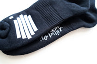 Organic Cotton Luxe Crew Sock - Stealth Black