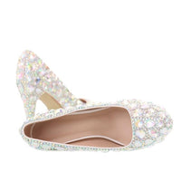 12cm/14cm Heels & Flats Crystal wedding shoes - Luxurious Weddings