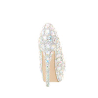 12cm/14cm Heels & Flats Crystal wedding shoes - Luxurious Weddings