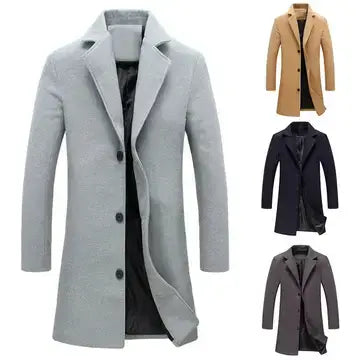 Men's Fashion Woolen Coat men's coat Luxurious Weddings