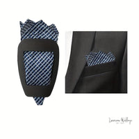 Premium Black Suit Pocket Handkerchief Holder - Luxurious Weddings