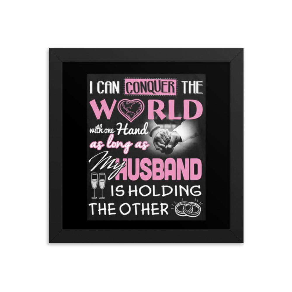 MY HUSBAND Framed photo paper poster Luxurious Weddings