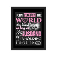 MY HUSBAND Framed photo paper poster Luxurious Weddings