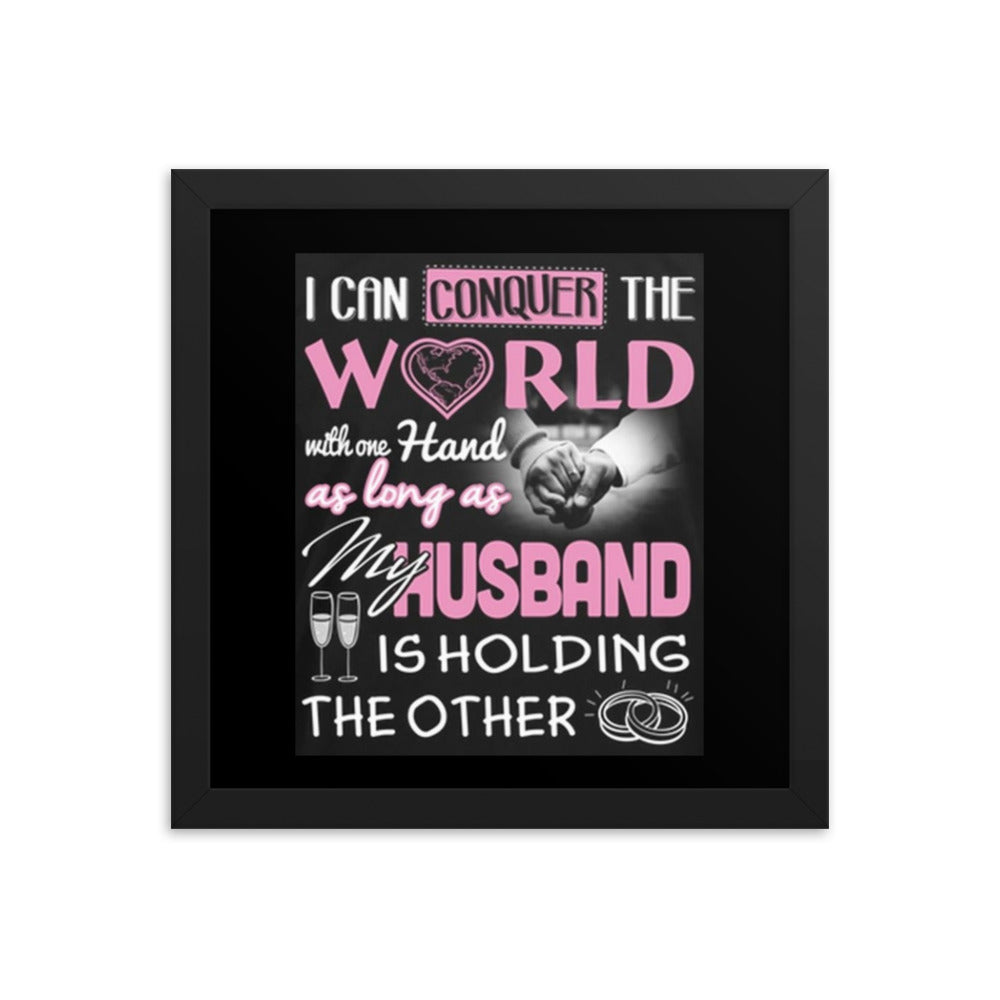 MY HUSBAND Framed photo paper poster Luxurious Weddings