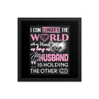 MY HUSBAND Framed photo paper poster Luxurious Weddings