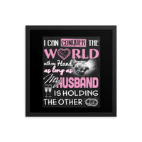 MY HUSBAND Framed photo paper poster Luxurious Weddings